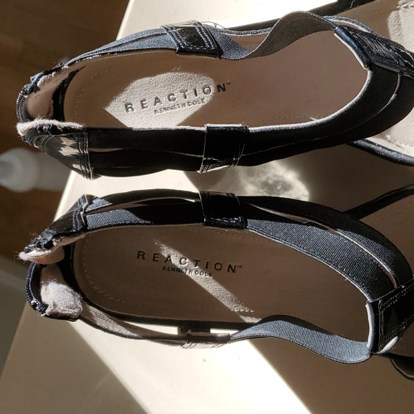 Black wedge sandals Kenneth Cole - Picture 7 of 8